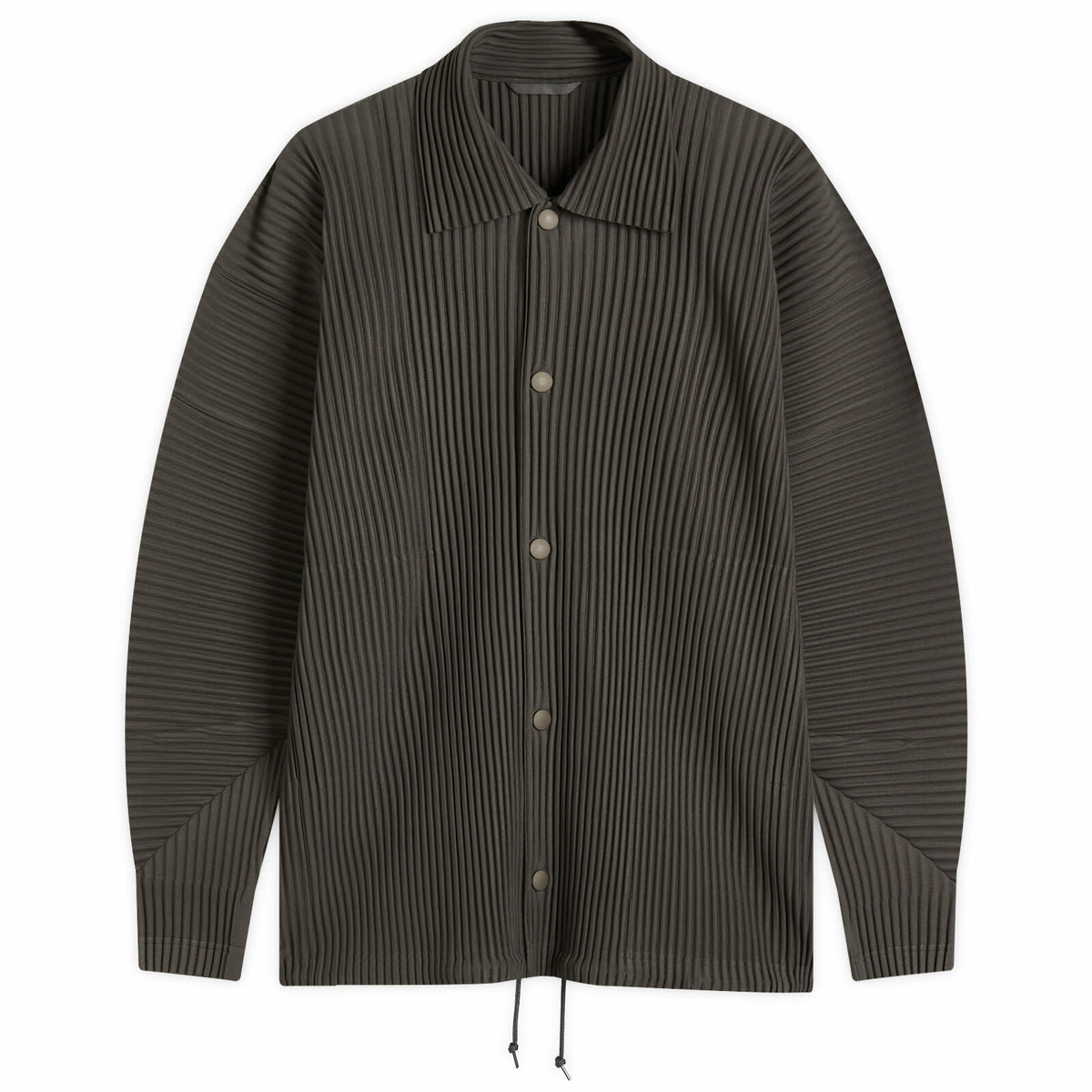 Homme Plissé Issey Miyake Brown Frame Coat Homme Plisse