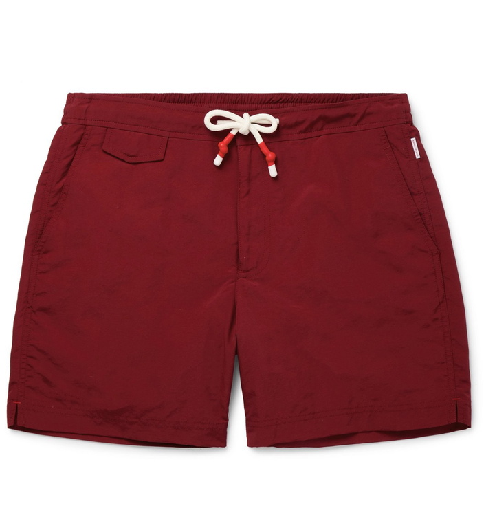 Photo: Orlebar Brown - Mid-Length Swim Shorts - Red