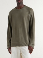 James Perse - Cotton-Jersey Sweatshirt - Green