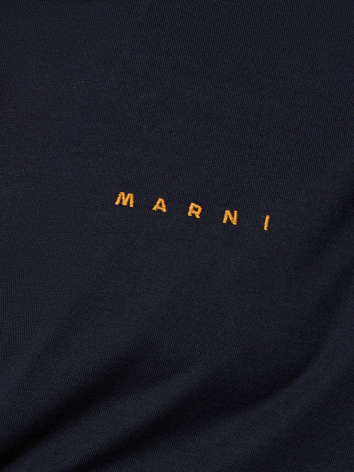Marni Cotton Logo T-Shirt Men main image 1
