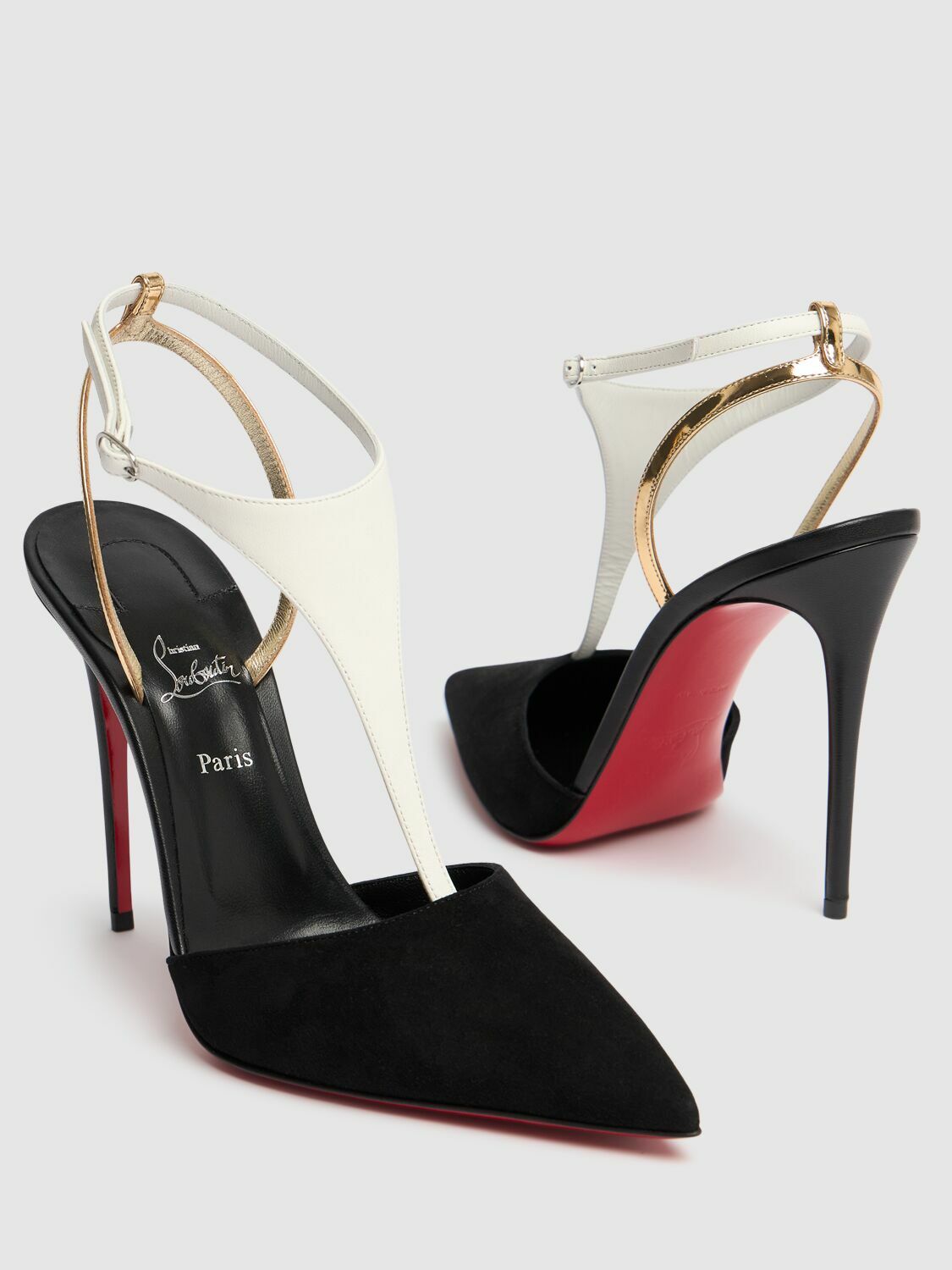 CHRISTIAN LOUBOUTIN 100mm Athina Suede Pumps Christian Louboutin