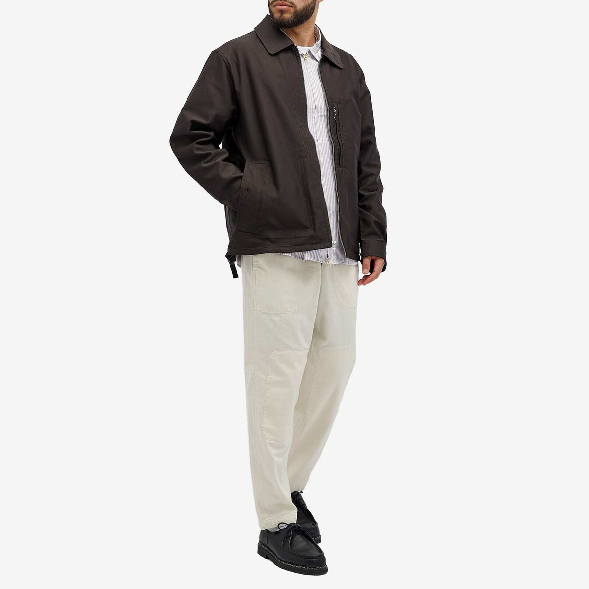 Garbstore Men's Overnik Zip Jacket in Charcole