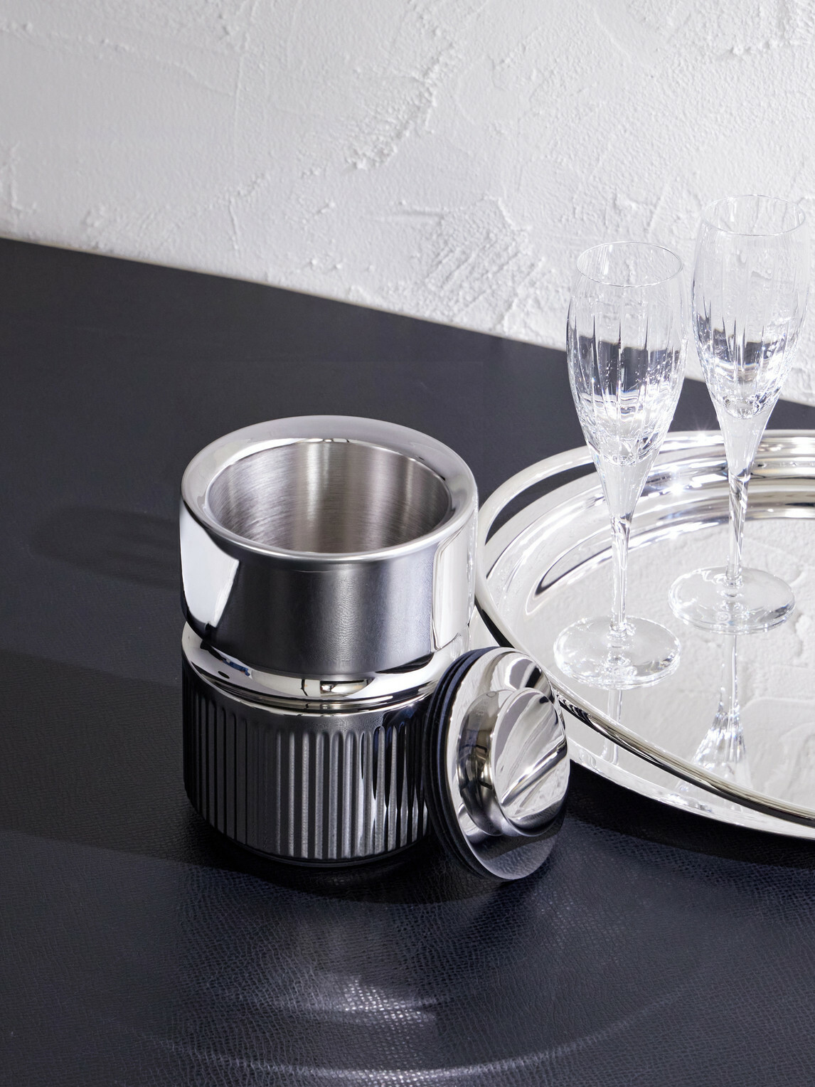 Christofle - Club 30 Stainless Steel Ice Bucket - Silver