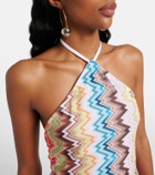 Missoni Zigzag open-back minidress