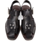 Lemaire Black Strap Sandals