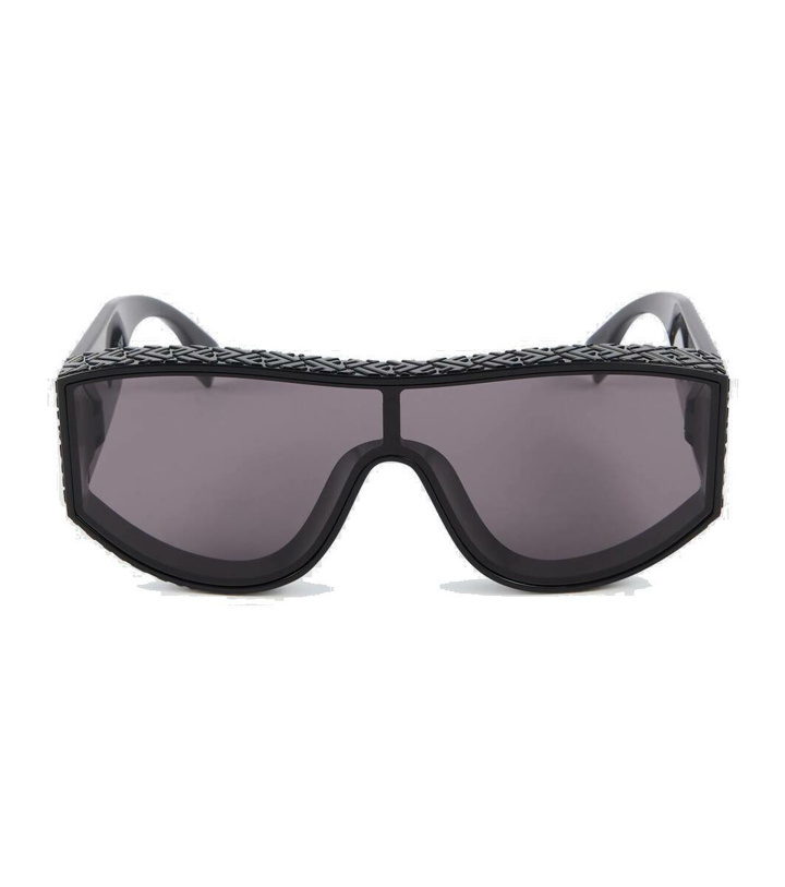 Photo: Fendi Fendi Lab embossed shield sunglasses