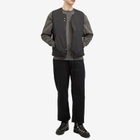 Uniform Bridge Men's Pigment Dyed Sweatshirt in Pigment Charcoal