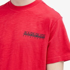 Napapijri Men's Martre Graphic T-Shirt in Red Barberry