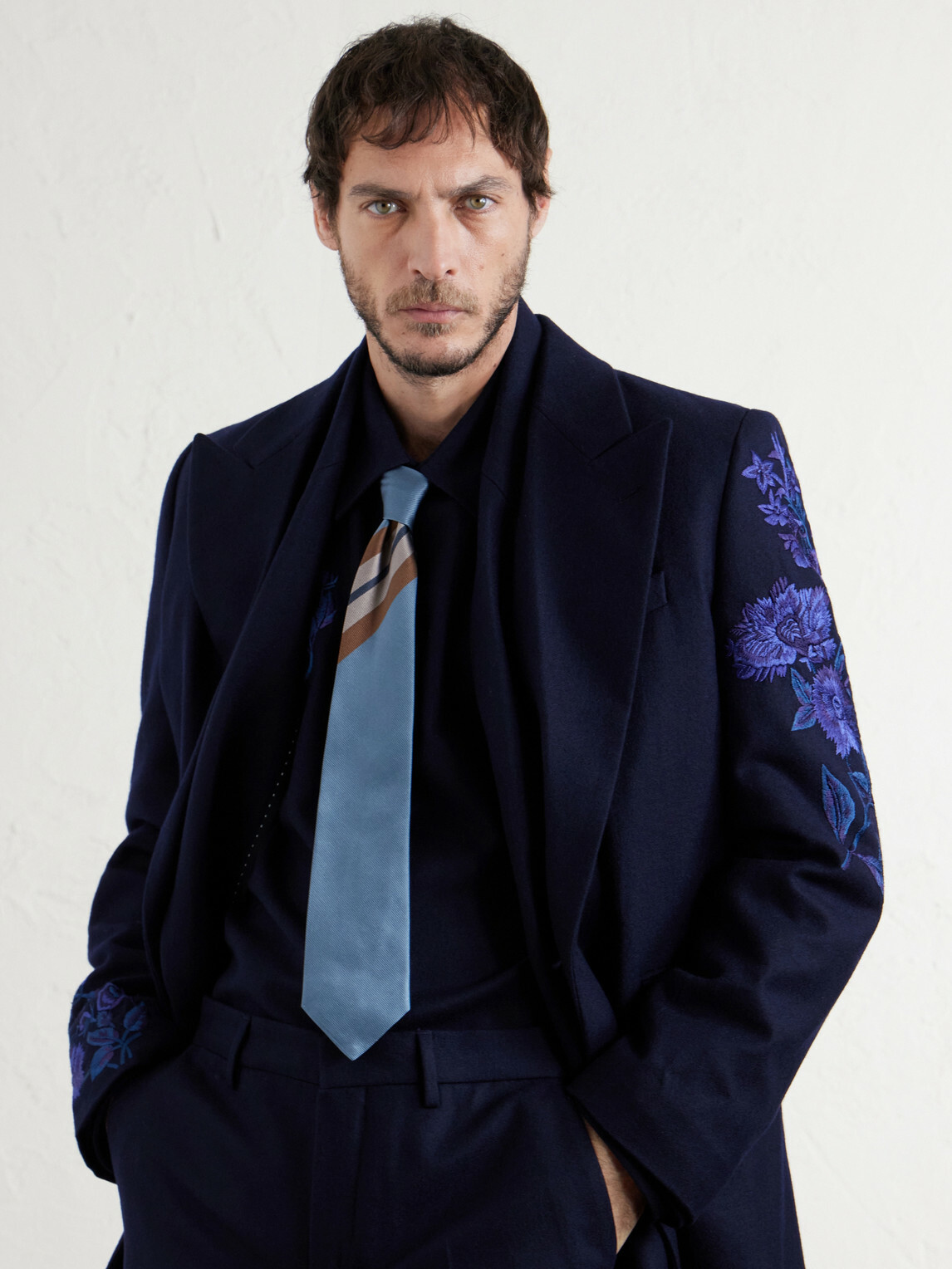 Dries Van Noten - 7.5cm Striped Silk-Twill Tie