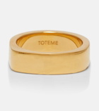 Toteme Signature18kt gold-plated ring