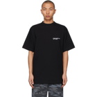 Balenciaga Black Corporate Medium Fit T-Shirt