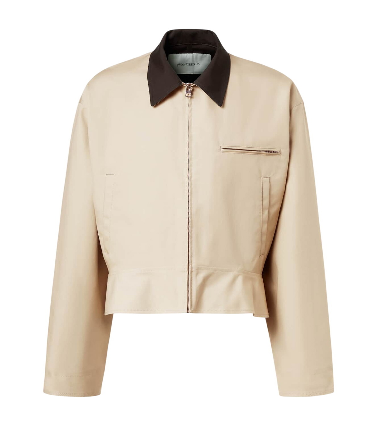 JW Anderson COLOUR BLOCK TRACK TOP Beige Mens Bomber Jackets