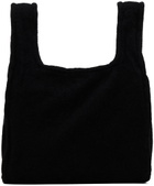 Black Comme des Garçons Black Wool Tweed Medium Tote