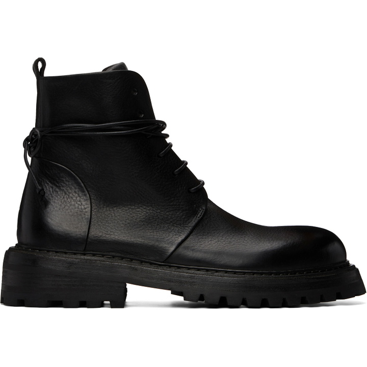 Photo: Marsèll Black Carraucola Pebbled Leather Boots