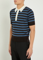 Wales Bonner Breeze Merino Wool Polo Shirt Multicoloured 1