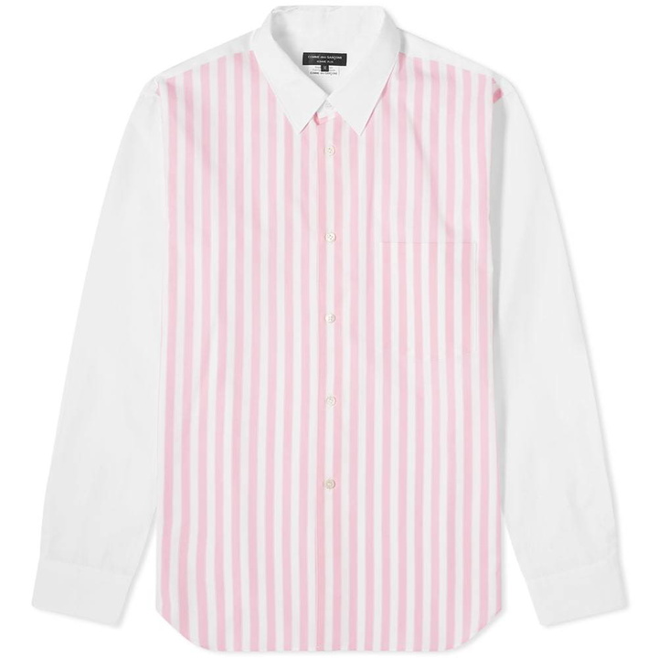 Photo: Comme des Garcons Homme Plus Wide Stripe Front Panel Funmix Shirt