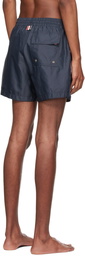 Thom Browne Navy Nylon Swim Shorts