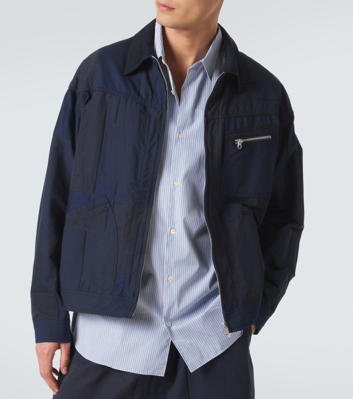 Comme des Garçons Homme Cotton-blend blouson jacket