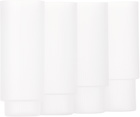 ferm LIVING Ripple Long Drink Glasses Set, 4 pcs