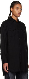 Undercover Black Frayed Shirt