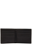 Boss Ray Logo Grained Leather Wallet - Dark Brown - One Size