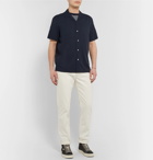 rag & bone - Avery Camp-Collar Voile Shirt - Navy