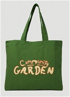 Community Garden Tote Bag in Green