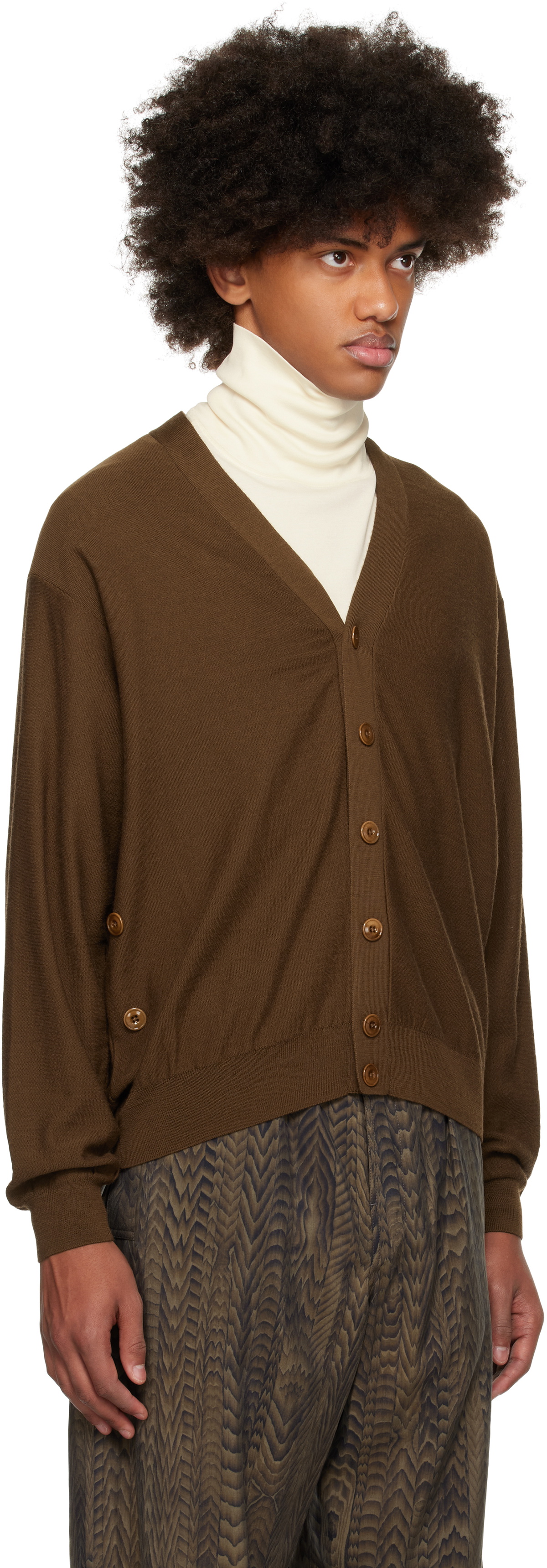 トップス LEMAIRE RELAXED TWISTED CARDIGAN Black Relaxed Twisted Cardigan by LEMAIRE on Sale