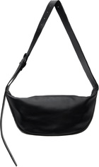 St. Agni Black Adjustable Crescent Bag