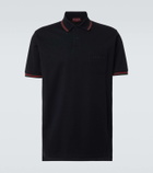 Gucci Double G cotton-blend piqué polo shirt