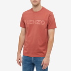 Kenzo Men's Bi-Colour Logo T-Shirt in Dark Rose