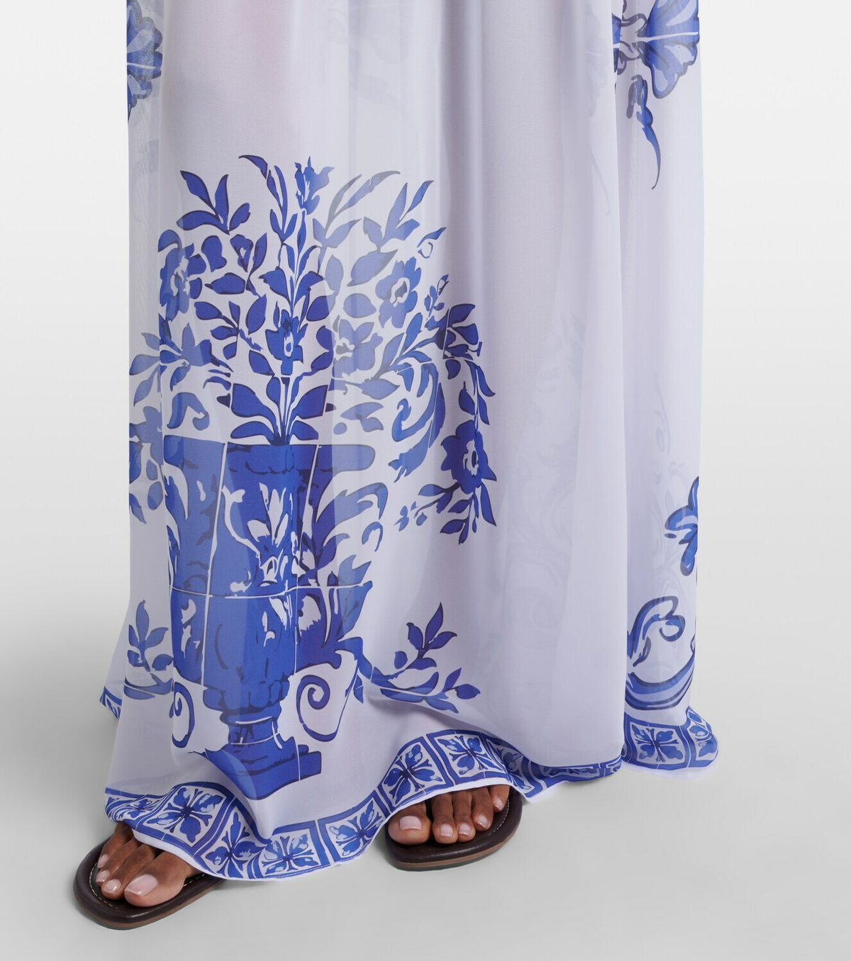 Bananhot Riley printed cotton maxi dress