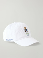 Polo Ralph Lauren - Wimbledon Logo-Embroidered Leather-Trimmed Cotton-Twill Baseball Cap