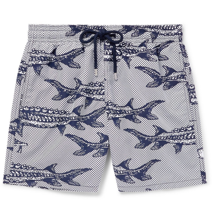 Photo: Vilebrequin - Moorea Mid-Length Printed Swim Shorts - Men - Navy