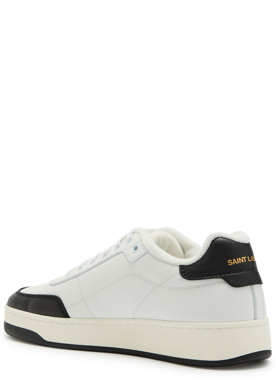 Saint Laurent SL/61 Panelled Leather Sneakers Black