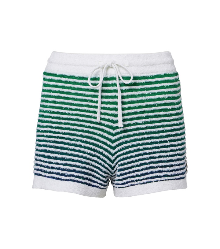 Photo: Loewe Paula's Ibiza striped cotton-blend shorts