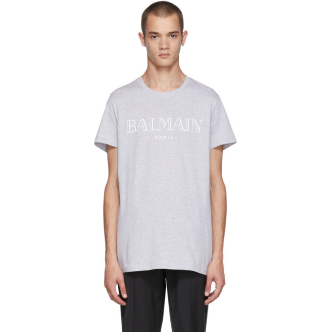 Balmain Men's Shirt Grey