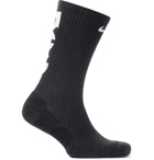 Nike - ACG Logo-Intarsia Knitted Socks - Men - Black