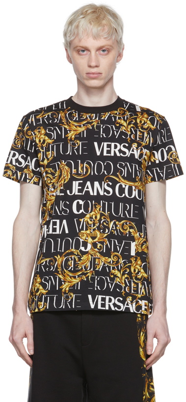 Photo: Versace Jeans Couture Black Cotton T-Shirt