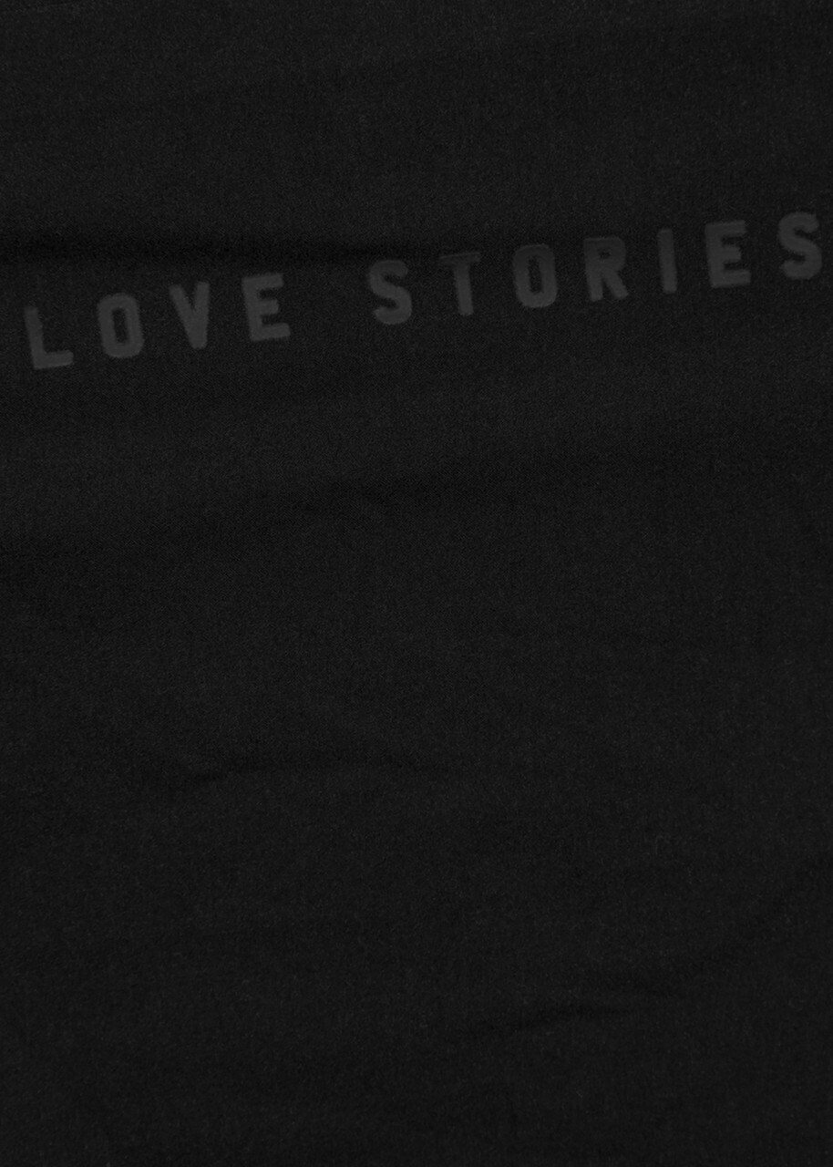 Love Stories T Lou Black Seamless Thong