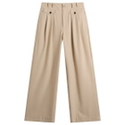Closed Women's Wenda Wide Leg Trousers in Clay Beige