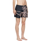 Vivienne Westwood Black Surf Boxer Swim Shorts