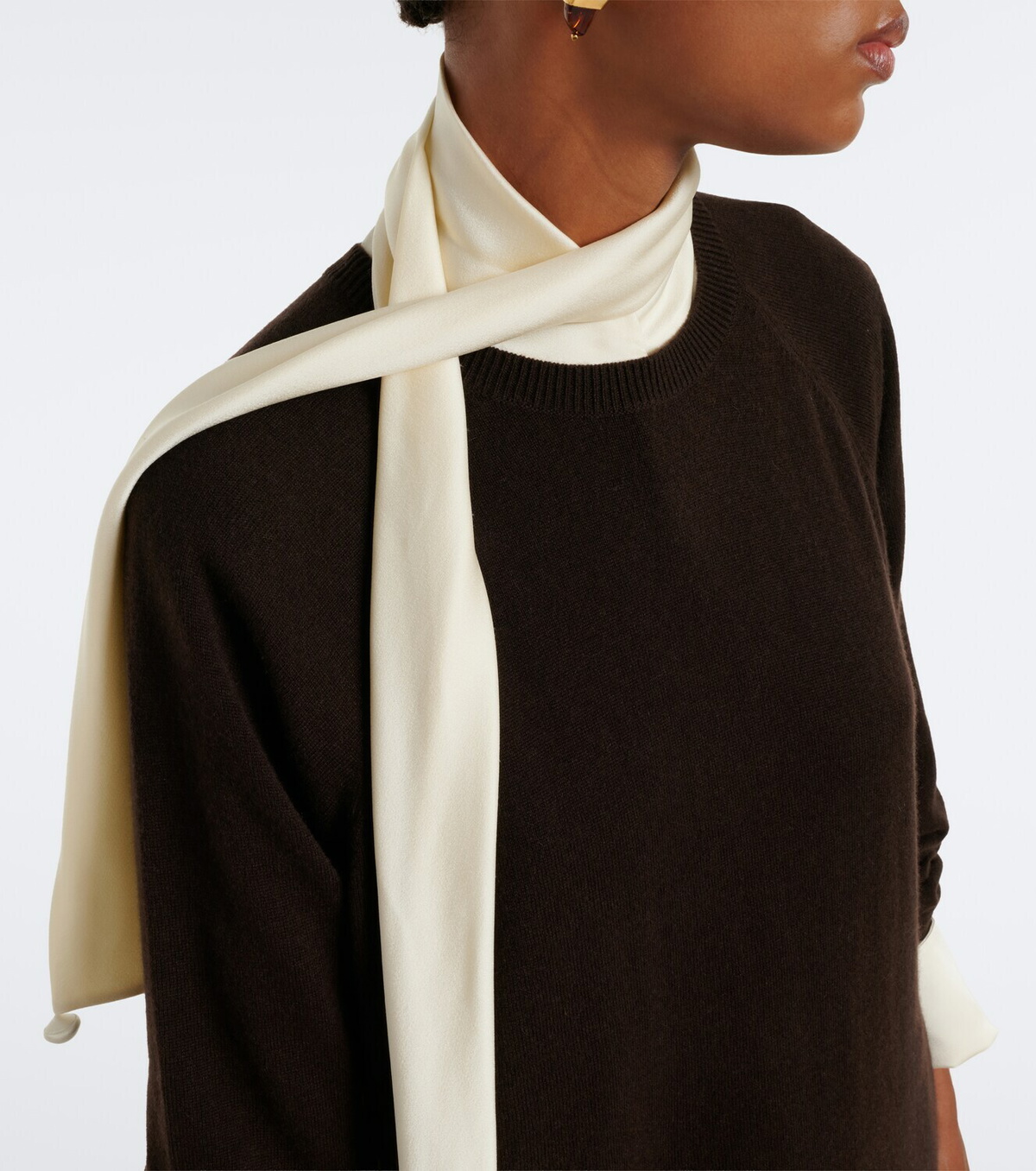 Jardin des Orangers Wool and cashmere sweater dress