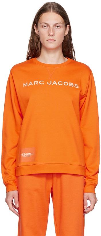 Photo: Marc Jacobs Orange 'The Sweatshirt' Sweatshirt