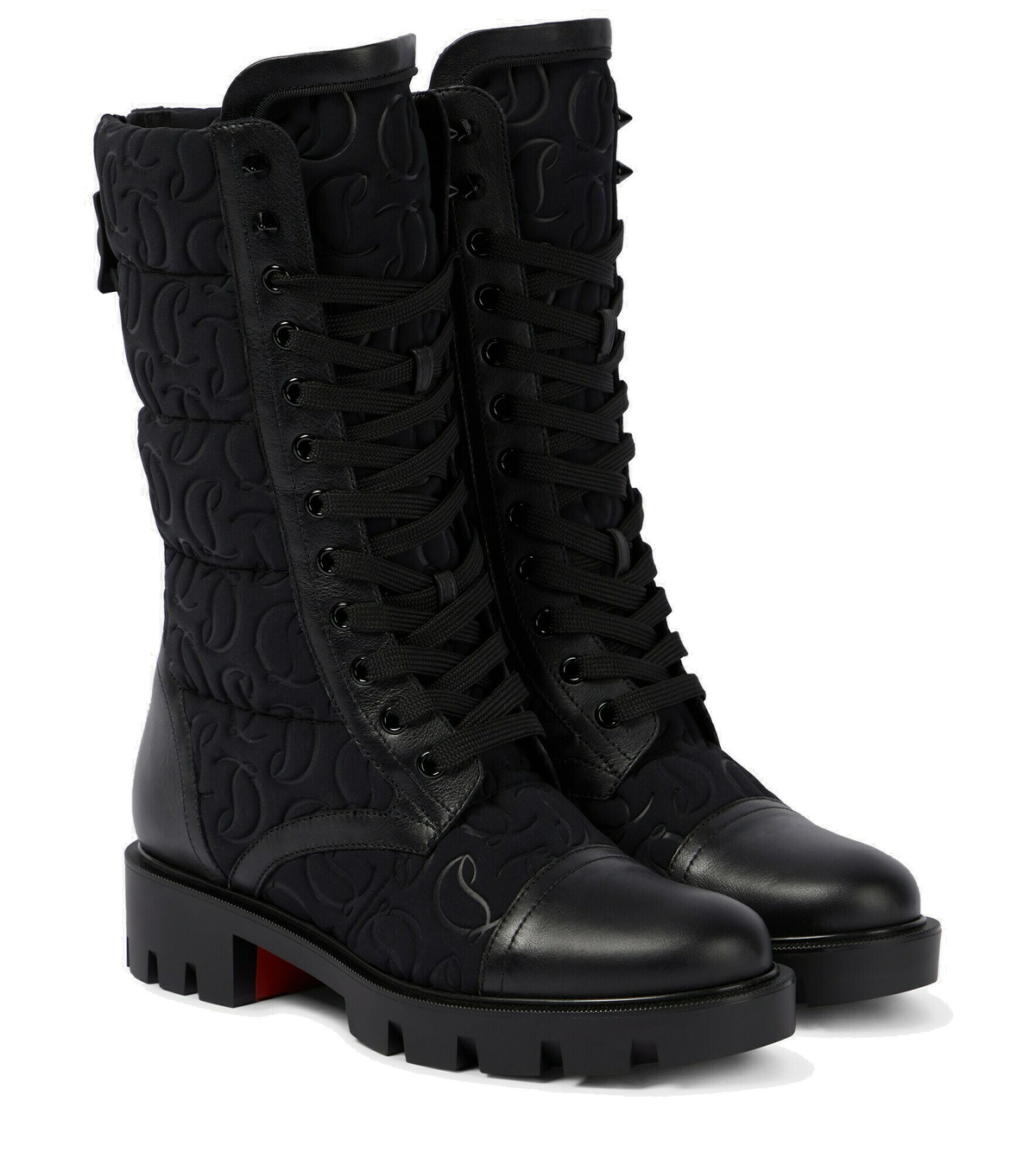 Christian Louboutin Panaroot Dune combat boots Christian