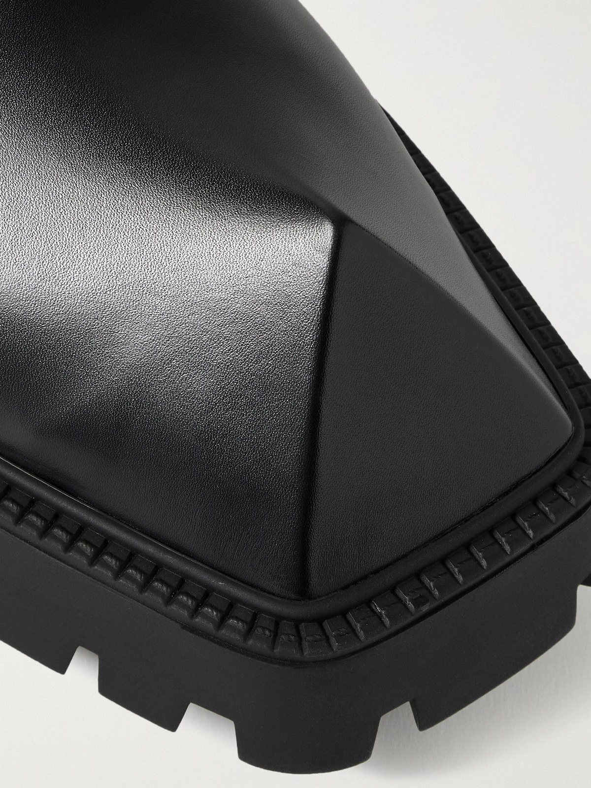 BALENCIAGA - Rhino Leather Derby Shoes - Black Balenciaga BALENCIAGA - Rhino Leather Derby Shoes - Black Balenciaga