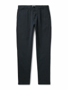 Hartford - Tommy Straight-Leg Cotton-Twill Trousers - Blue