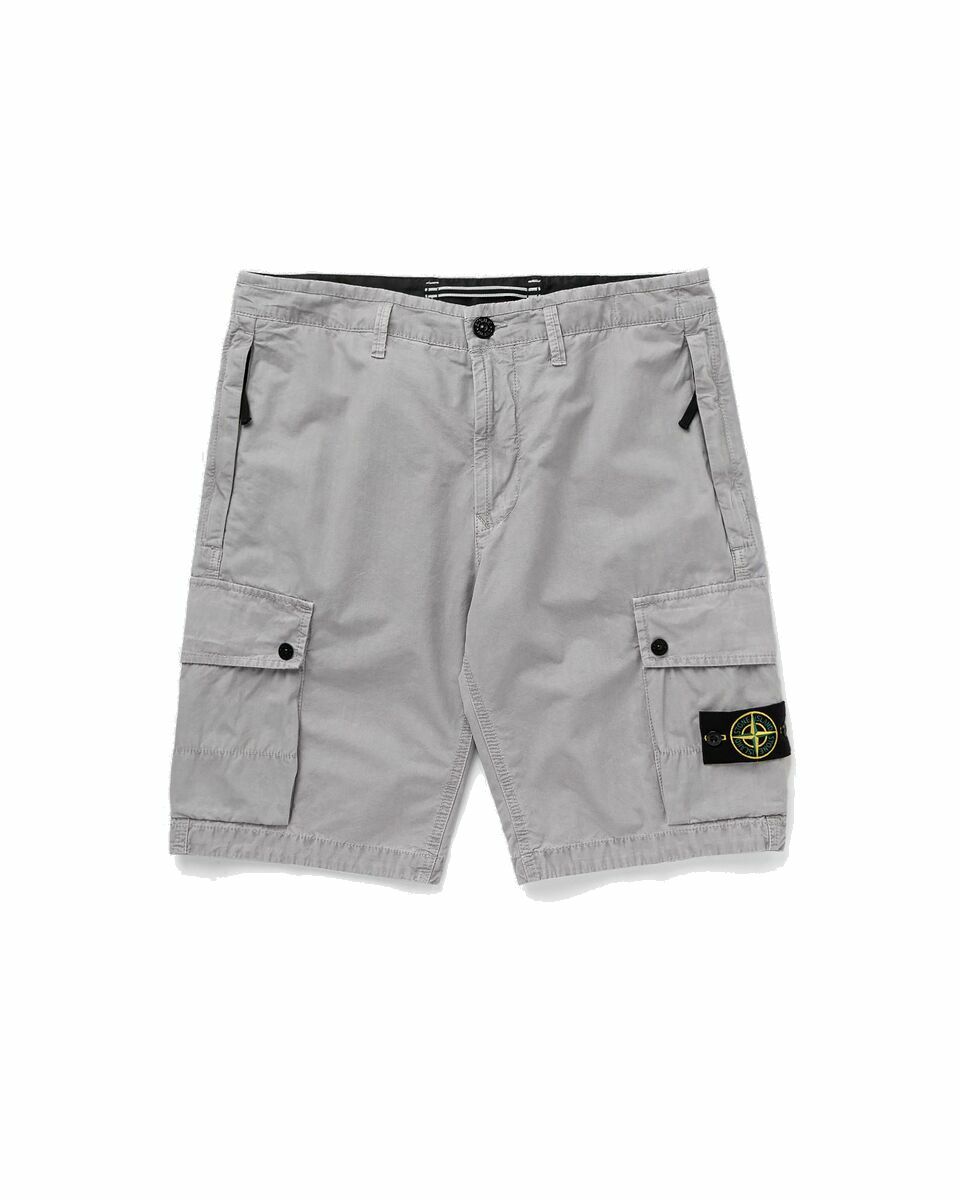 Photo: Stone Island Bermuda Shorts Grey - Mens - Cargo Shorts