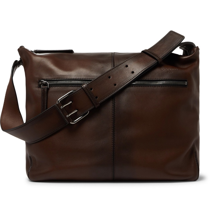 Photo: Berluti - Amplitude Leather Messenger Bag - Brown