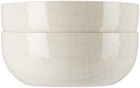 Kelly Wearstler Off-White Serax Edition Zuma Medium Bowl Set